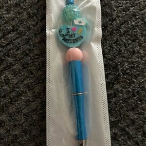 Blue & Pink Nurse-Themed Pen